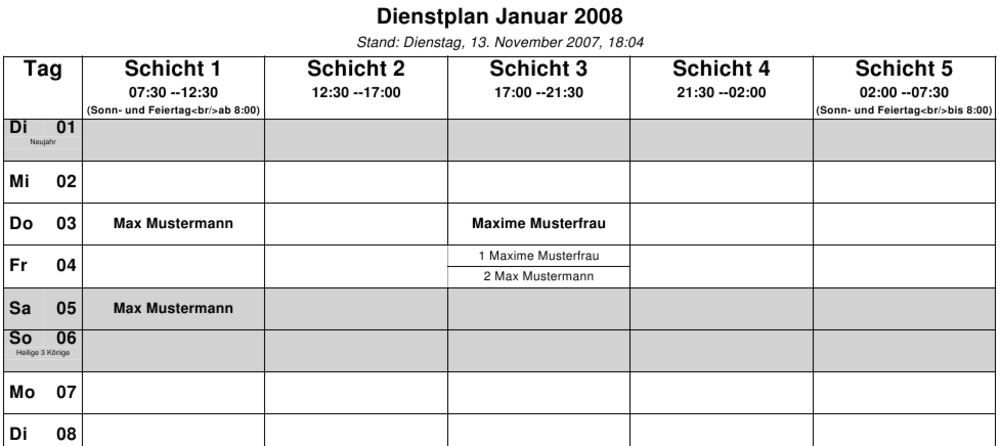 Monatskalender zum ausdrucken